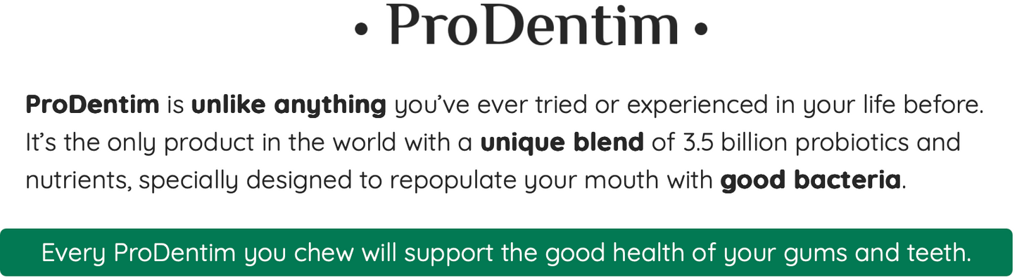 Prodentim - support the health of your teeth